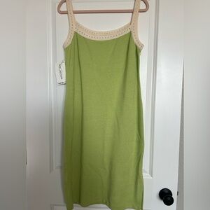 St. John Collection Lime Knit Dress
